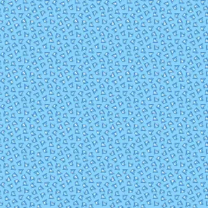 Feelin' Frosty Flannel F10304-43 Blue Tossed Skates - Fat Quarter