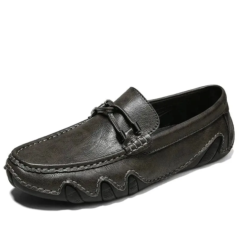 Genuine Leather Man Loafers Luxury Casual Shoes For Men Boat Shoes Handmade Men Driving Shoes Male Mocasines Zapatos