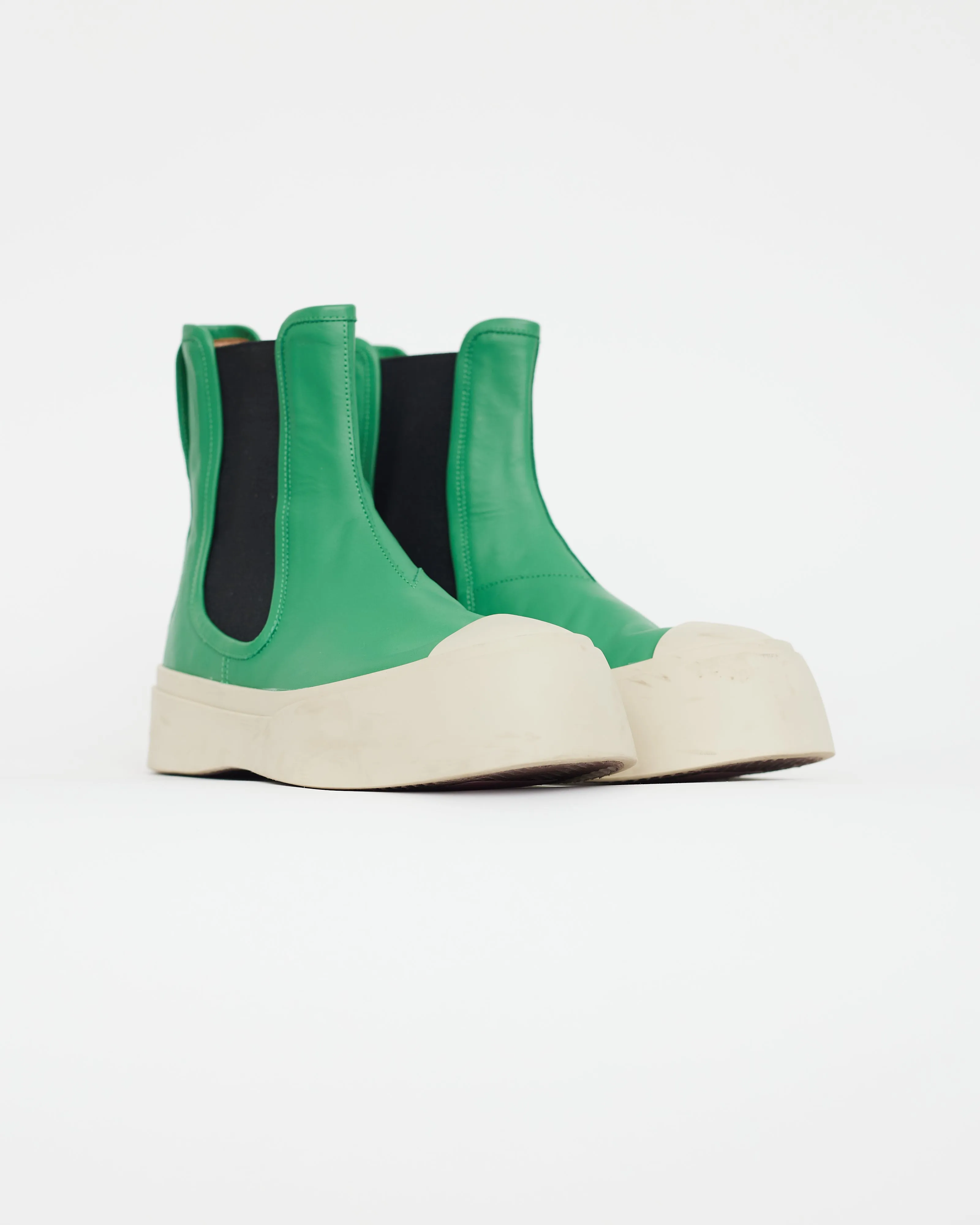 Green Leather Pablo Boot
