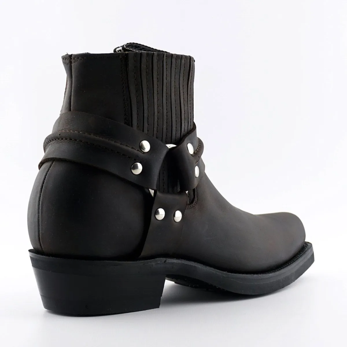 Grinders - Renegade Lo Brown Leather Cowboy / Western  Style Boots