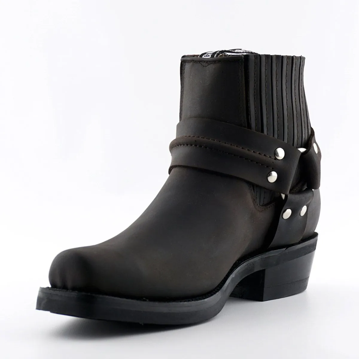 Grinders - Renegade Lo Brown Leather Cowboy / Western  Style Boots