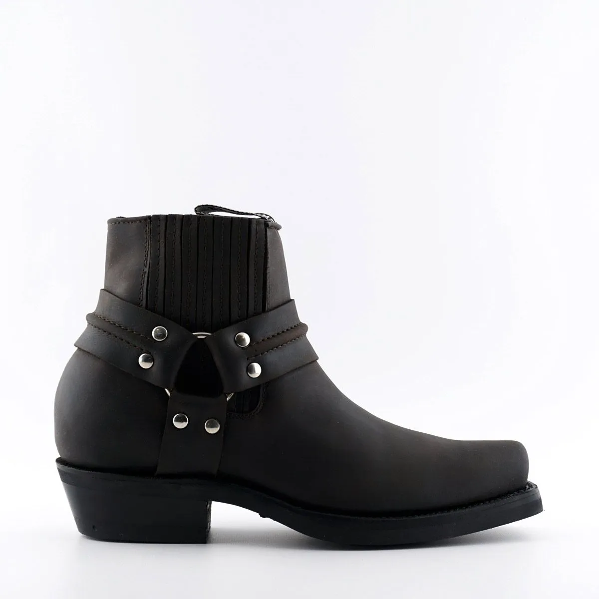 Grinders - Renegade Lo Brown Leather Cowboy / Western  Style Boots