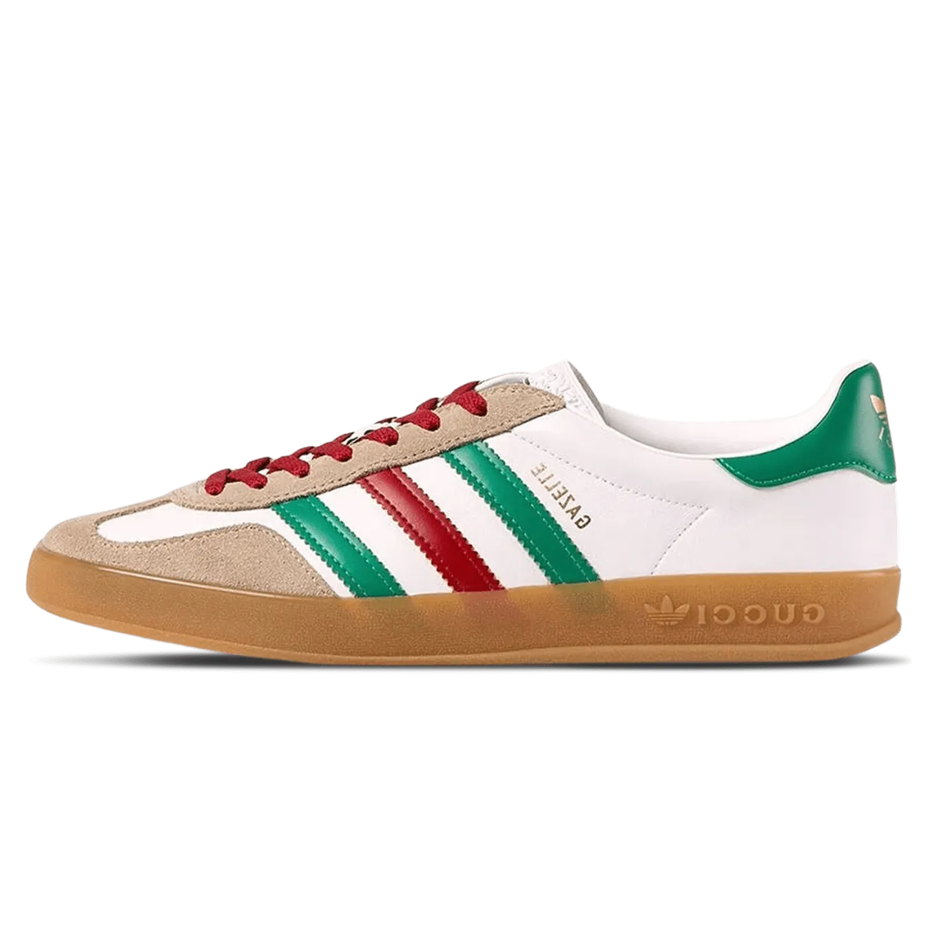 Gucci x Adidas Gazelle 'White Green Red'