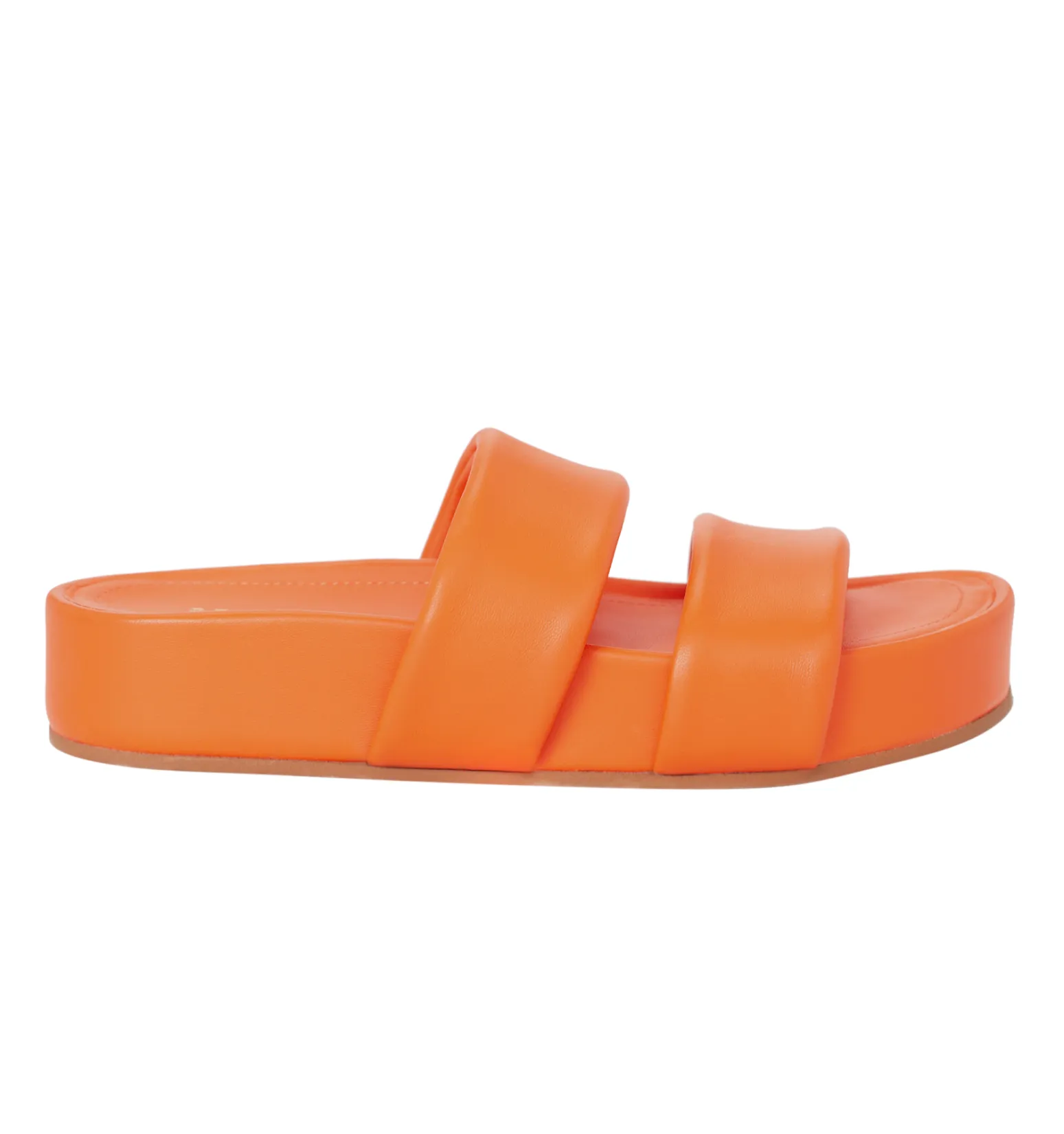 Hallie Cognac Leather Sandal