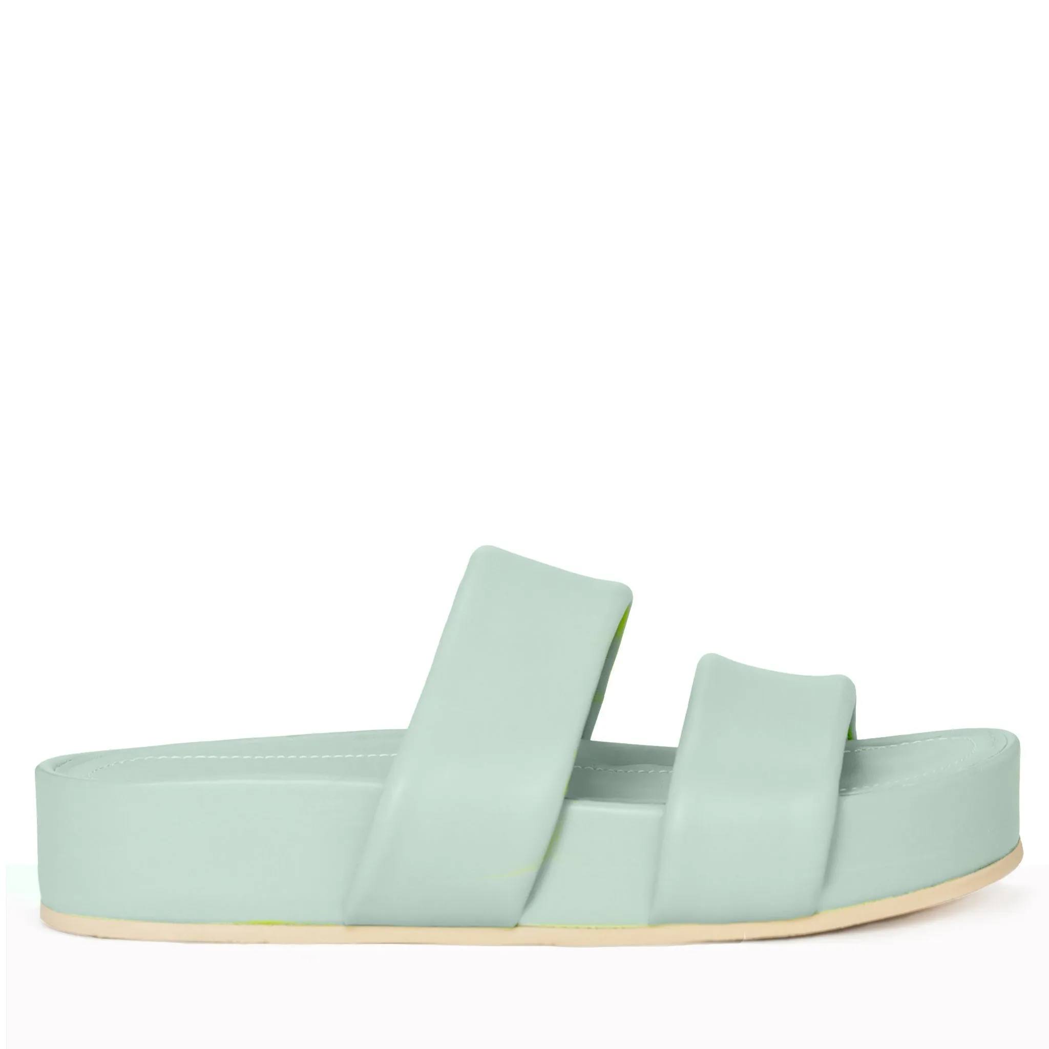 Hallie Navy Leather Sandal