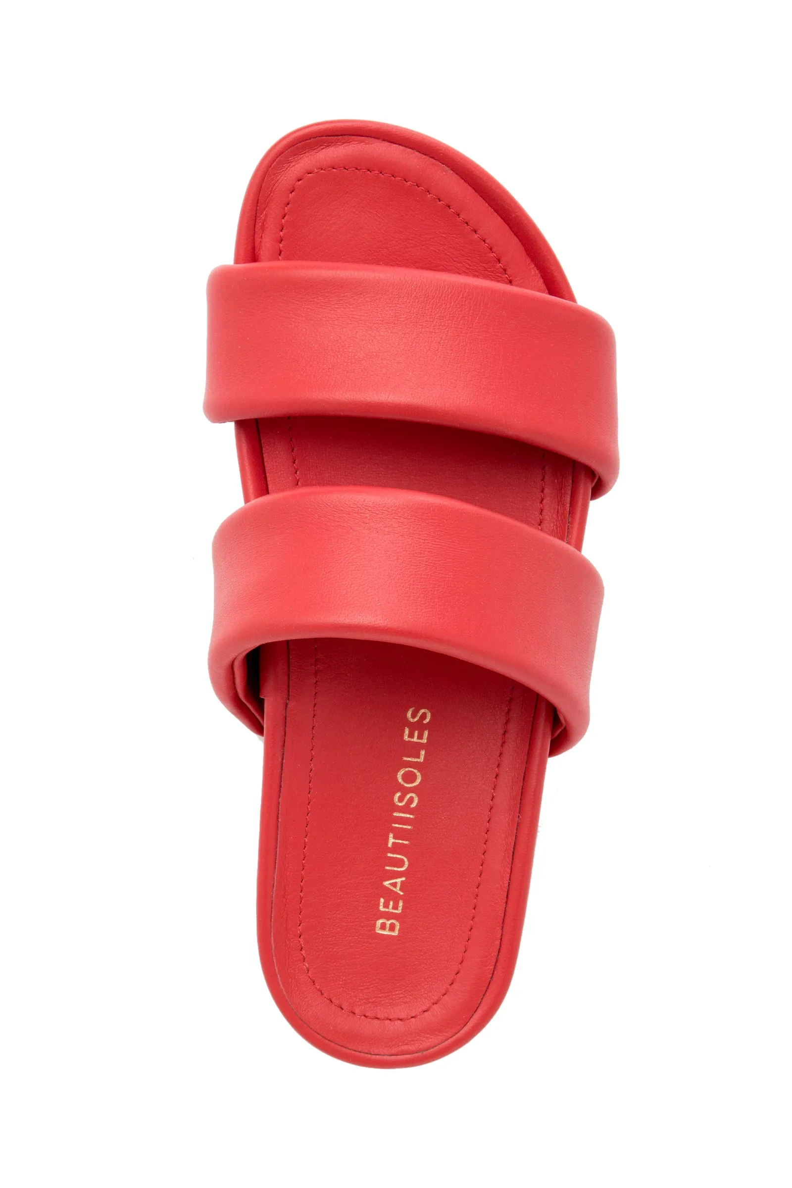 Hallie Navy Leather Sandal