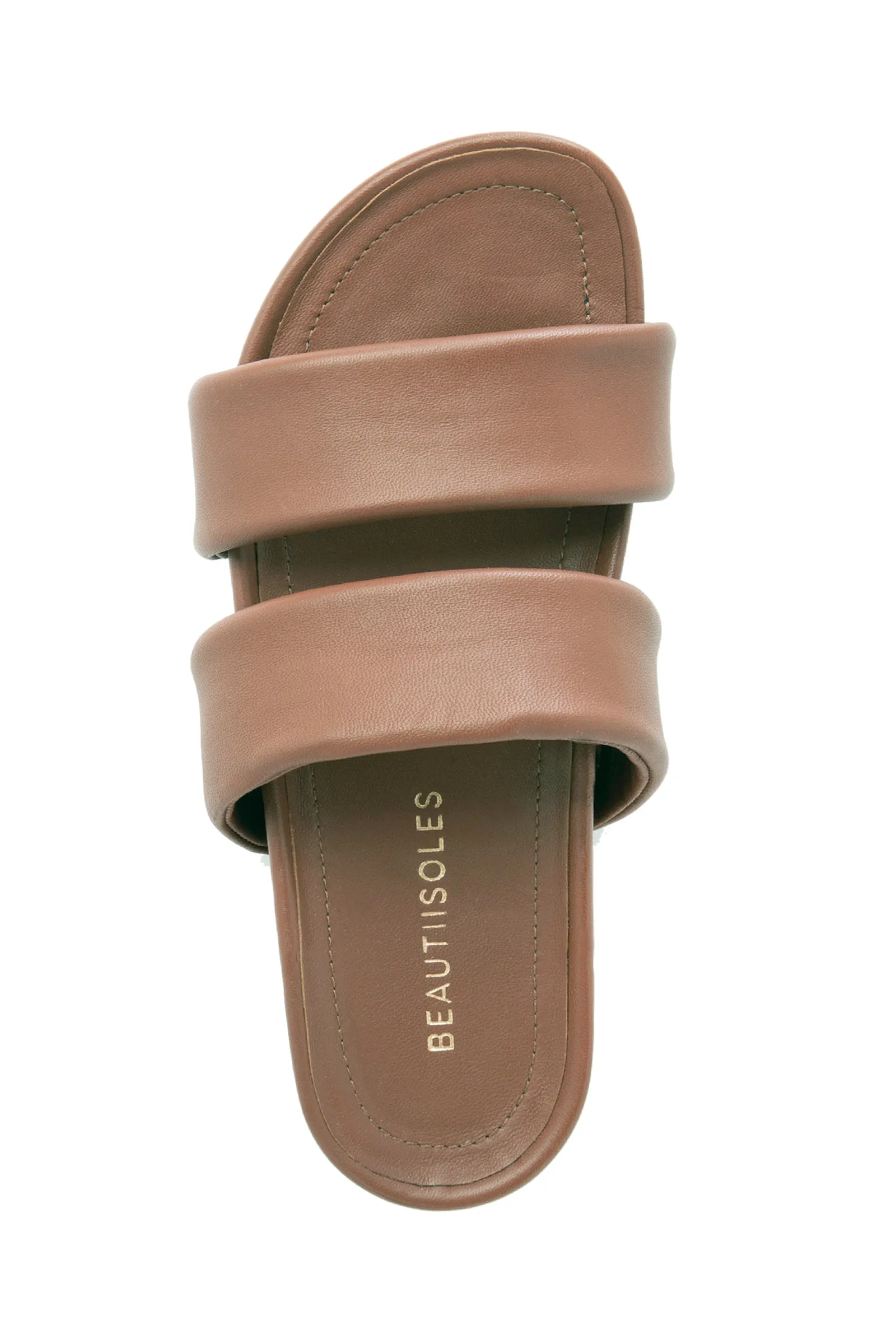 Hallie Navy Leather Sandal