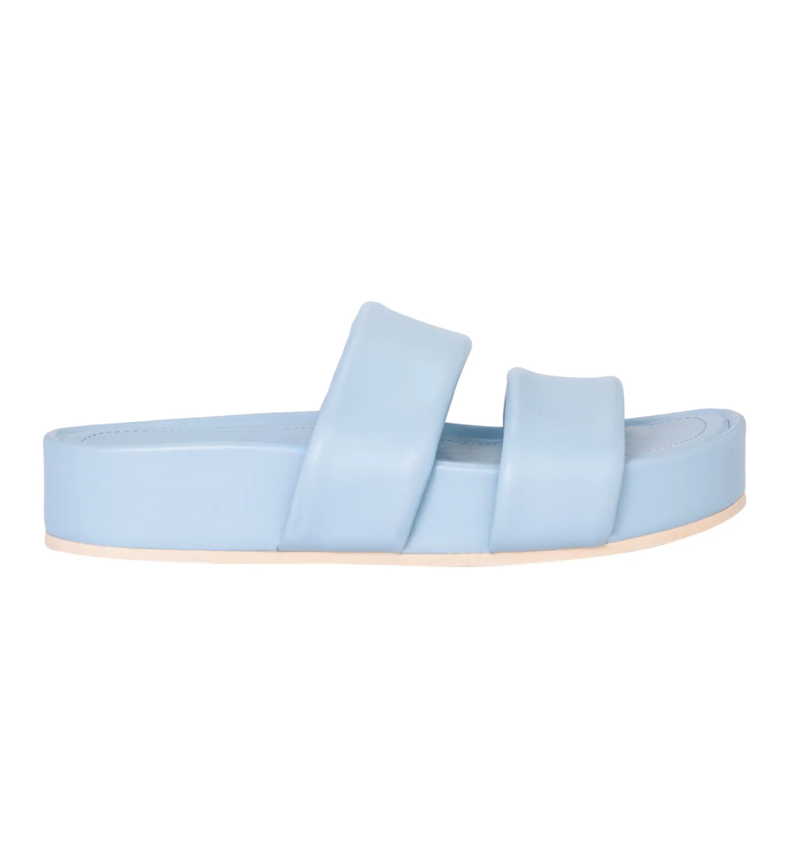 Hallie Navy Leather Sandal