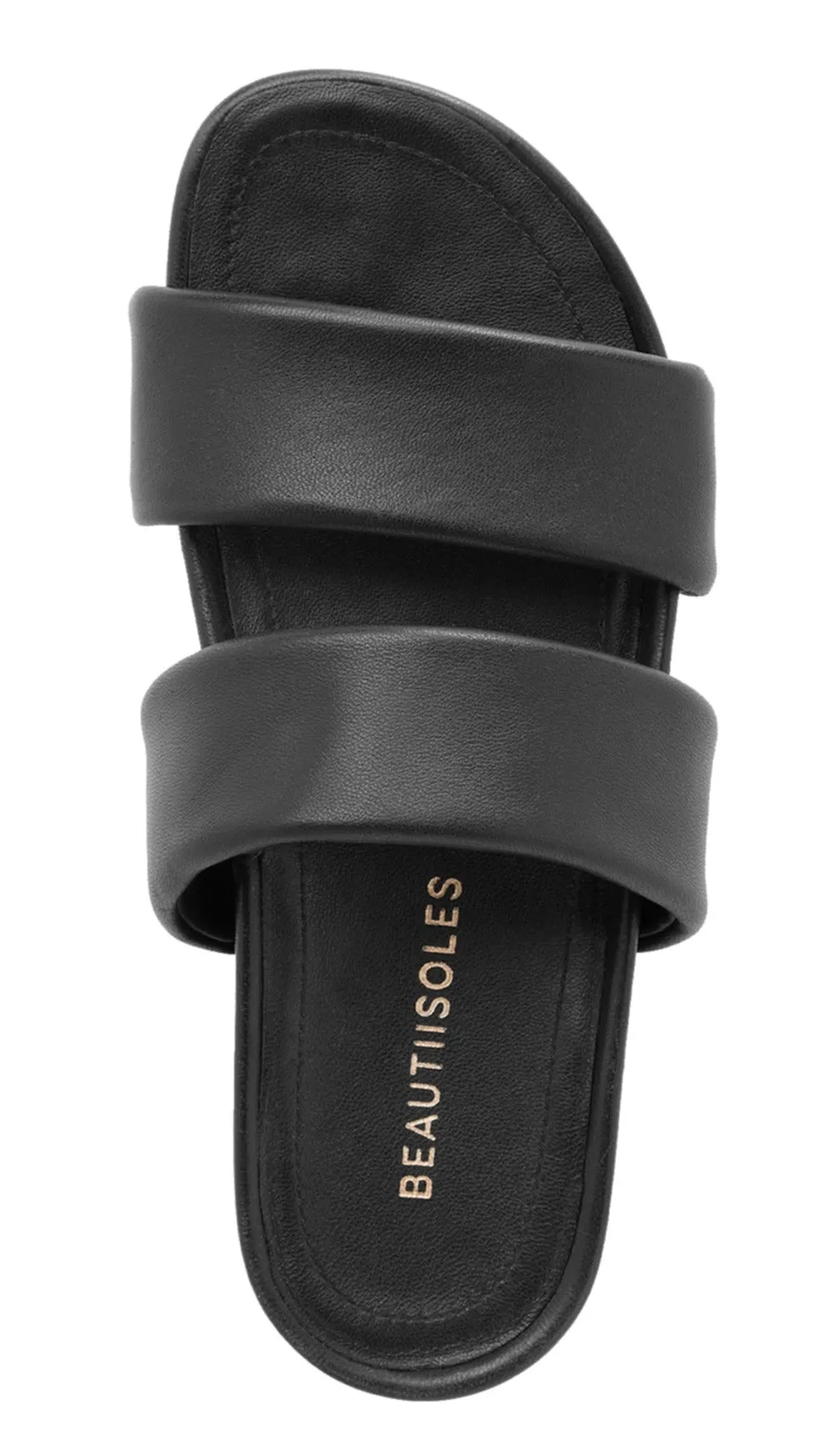 Hallie Navy Leather Sandal