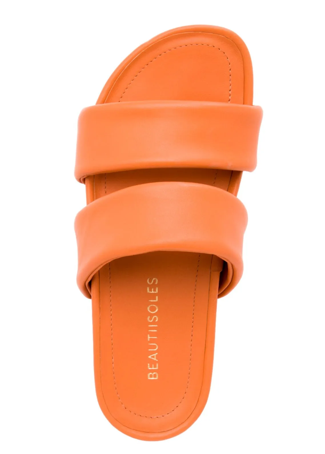 Hallie Navy Leather Sandal