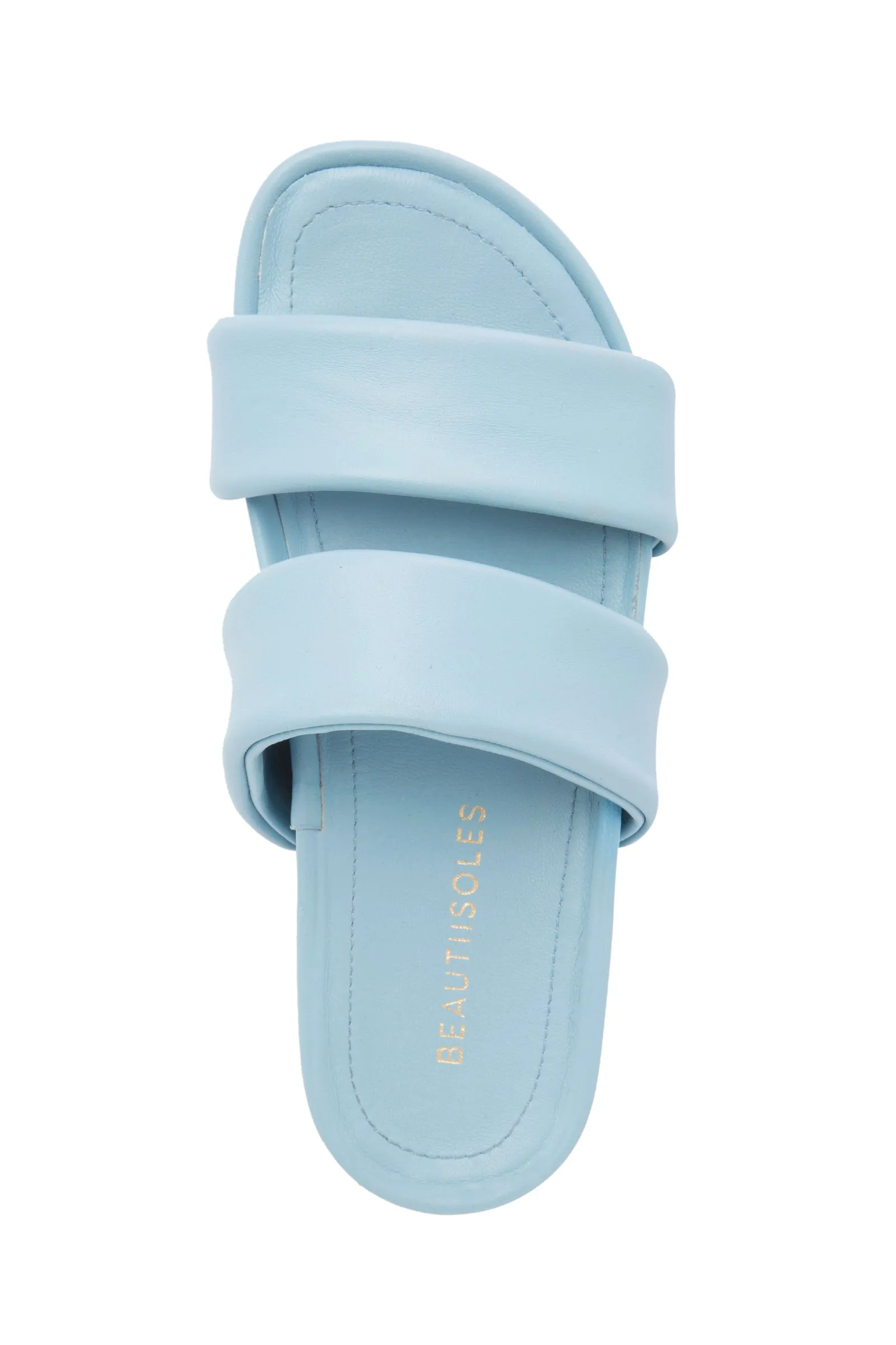 Hallie Navy Leather Sandal