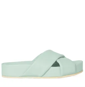 Harriet Light Green Leather