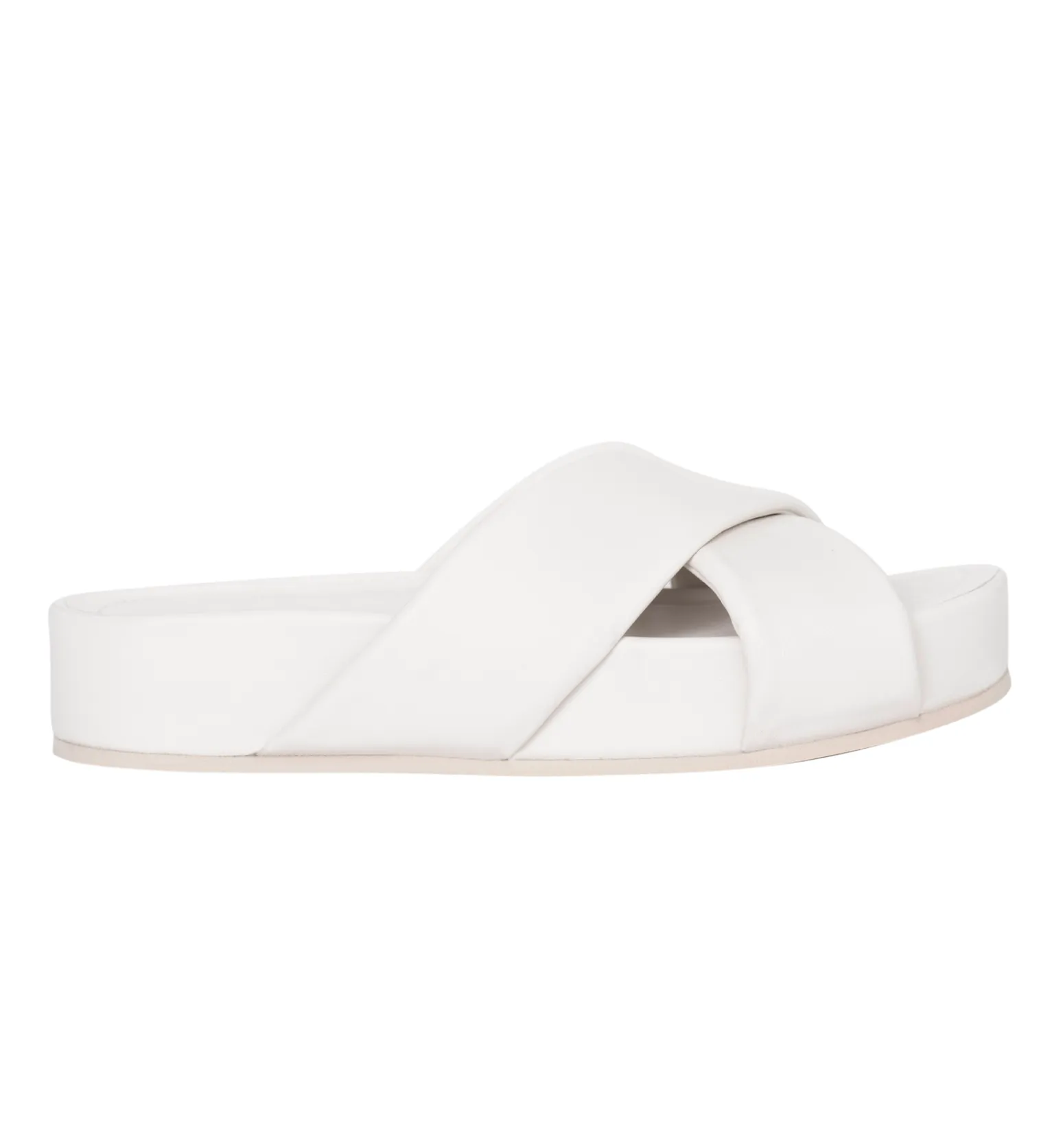 Harriet White Nappa Leather