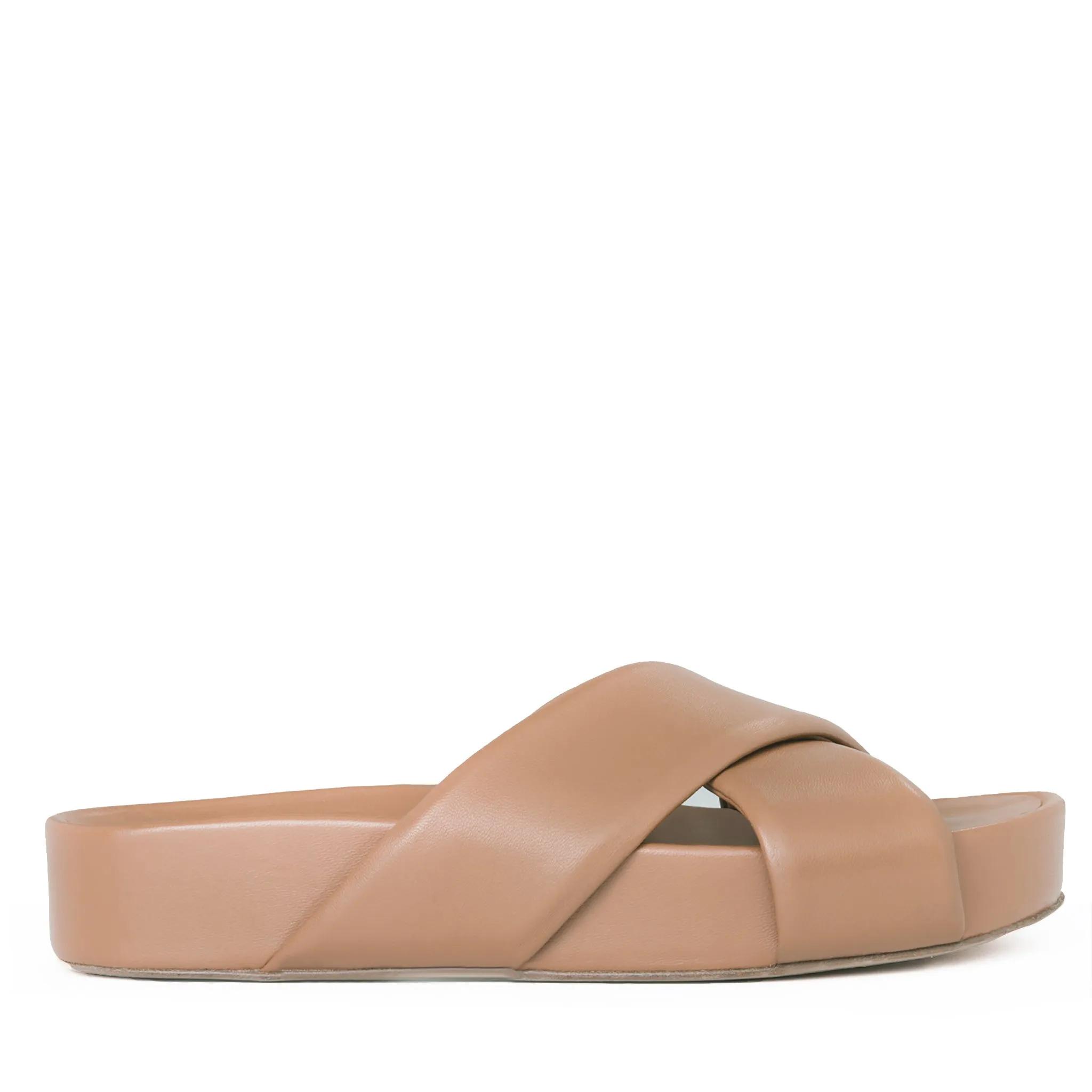 Harriet White Nappa Leather