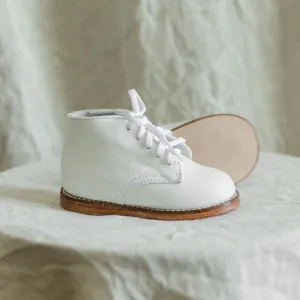 Henry First Walker | White (Leather Sole)