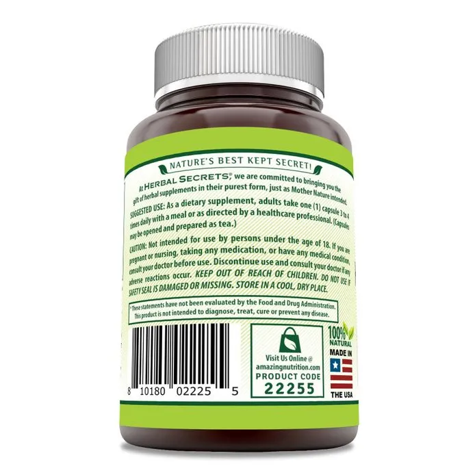 Herbal Secrets Hawthorn Berries | 565 Mg | 120 Capsules