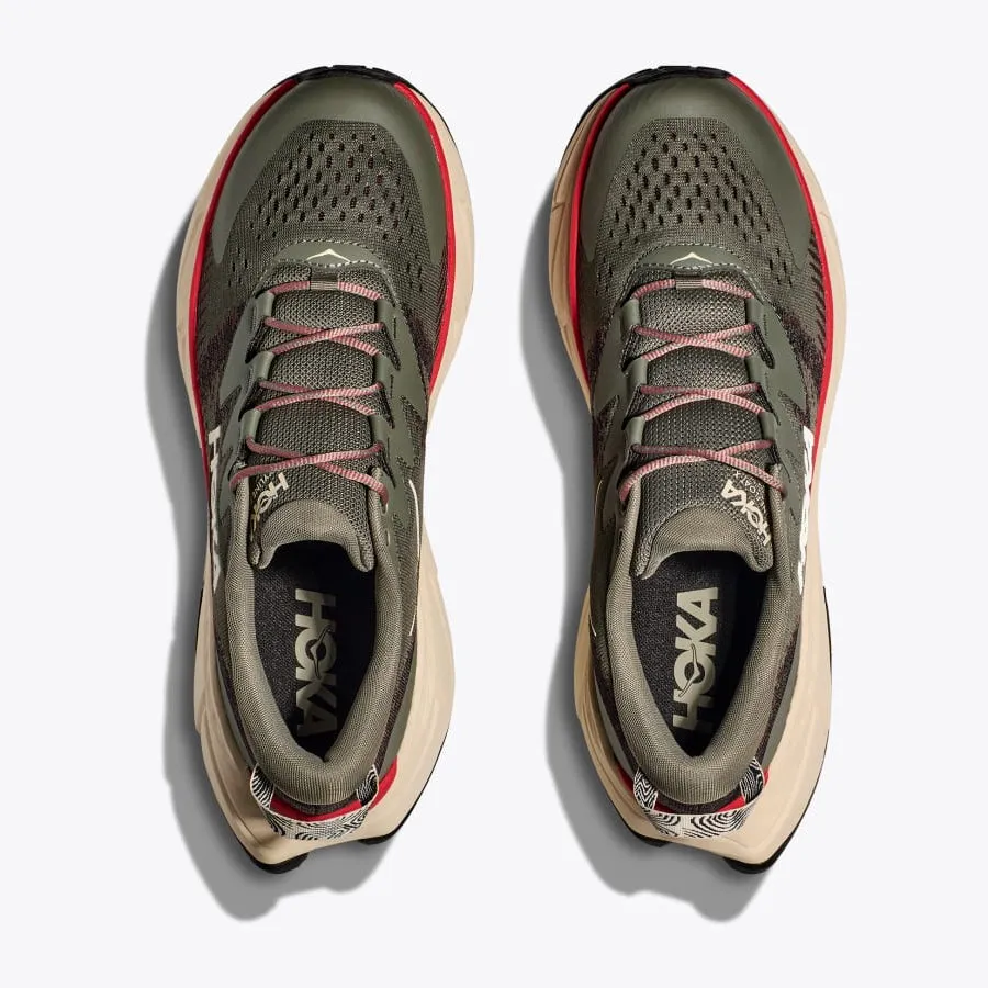 Hoka Men's Skyline-Float X Shoes Slate / Oat Milk