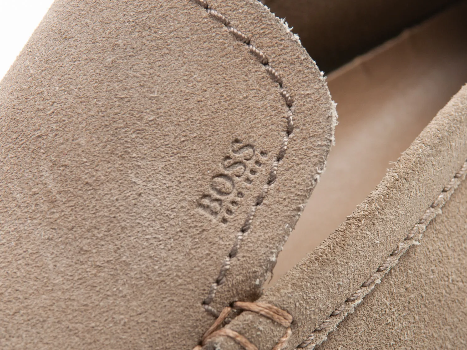 Hugo Boss Sand Brown Driving Shoes