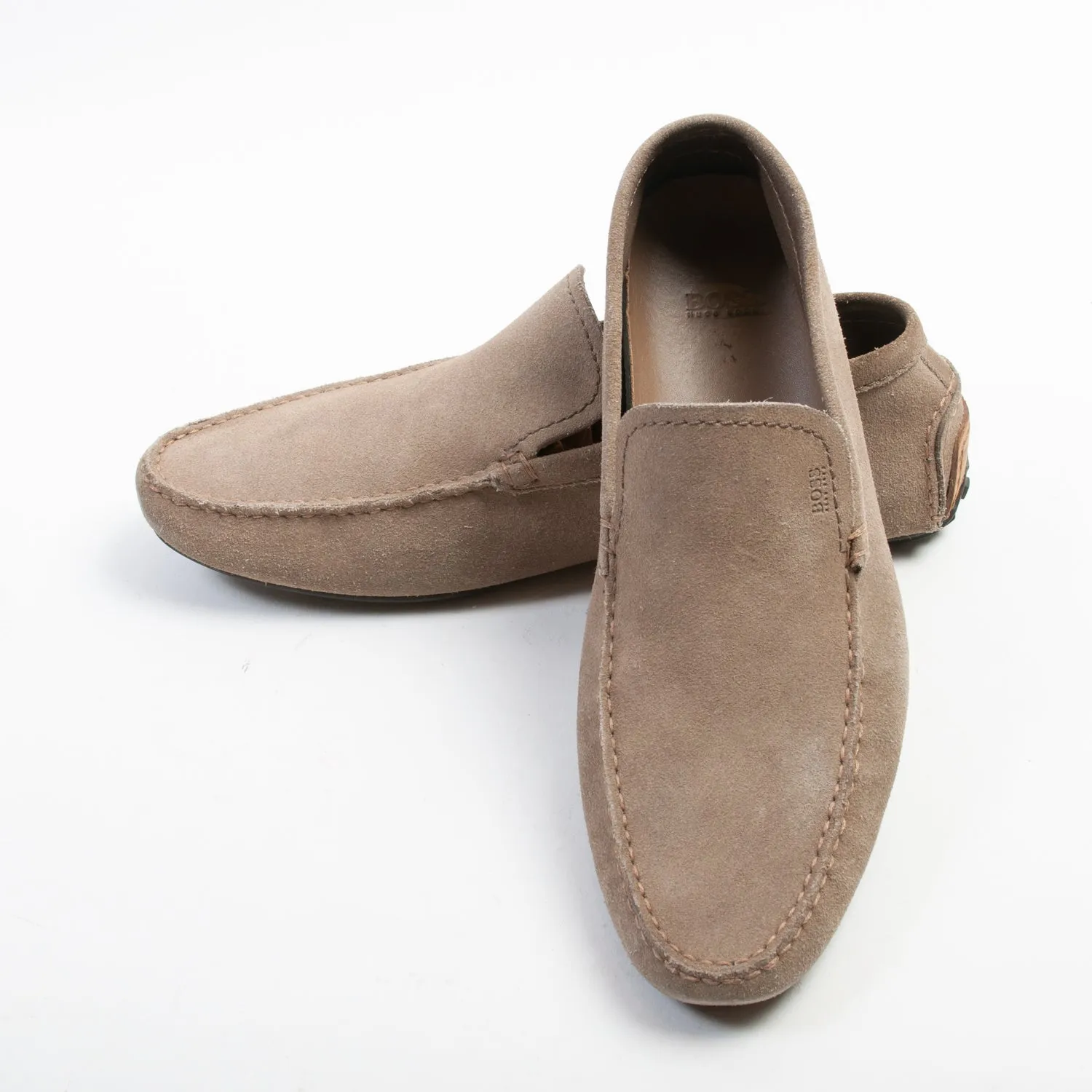 Hugo Boss Sand Brown Driving Shoes