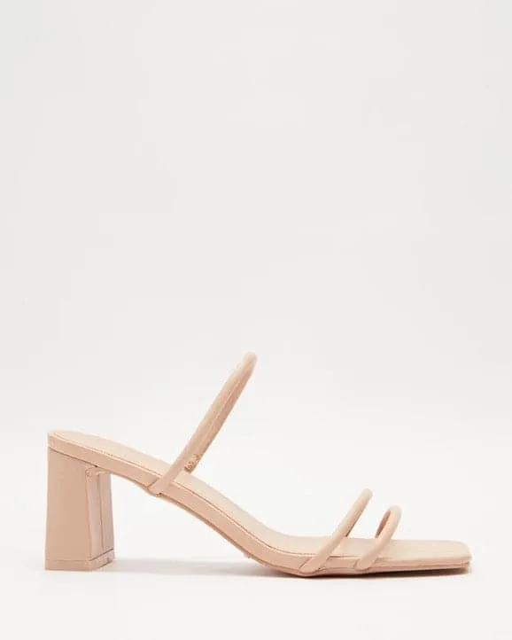 Isoka Heels - Cashew