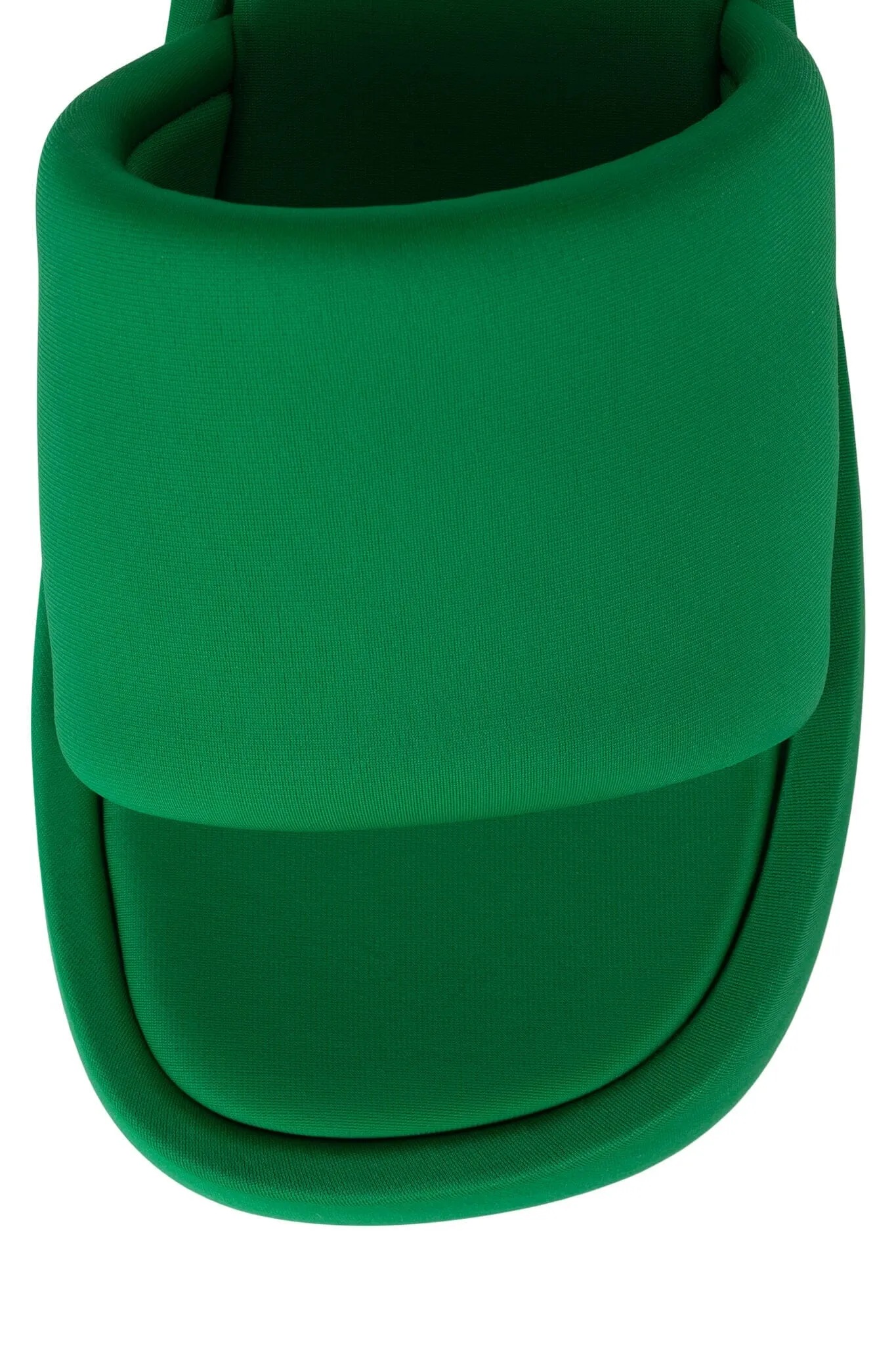 Jeffrey Campbell Txt-Me Platform Slide in Green Neoprene