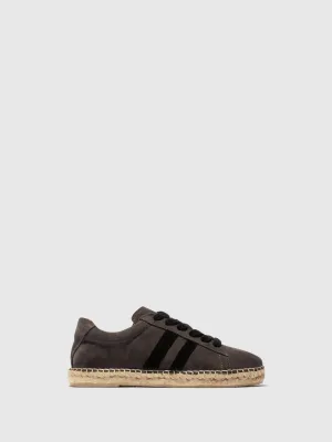 Lace-up Espadrilles SCAM529FLY GREY/BLACK