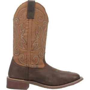 'Laredo' Women's 11" Caney Western Square Toe - Brown / Tan