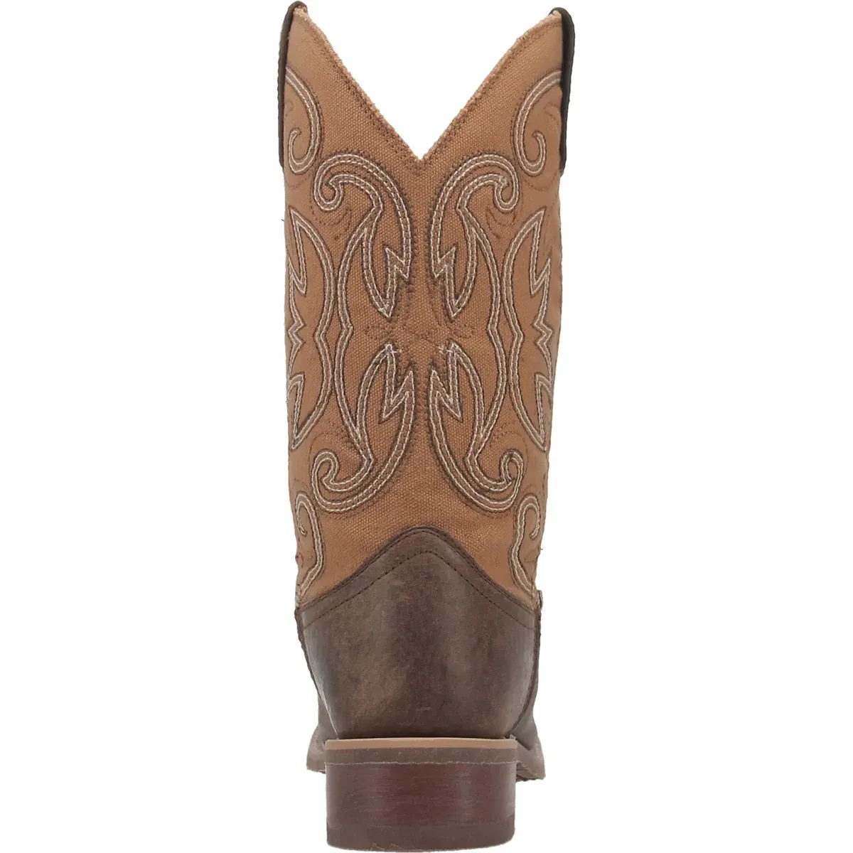 'Laredo' Women's 11" Caney Western Square Toe - Brown / Tan