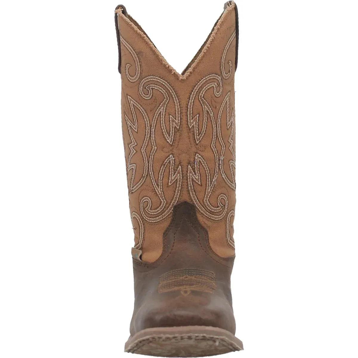 'Laredo' Women's 11" Caney Western Square Toe - Brown / Tan