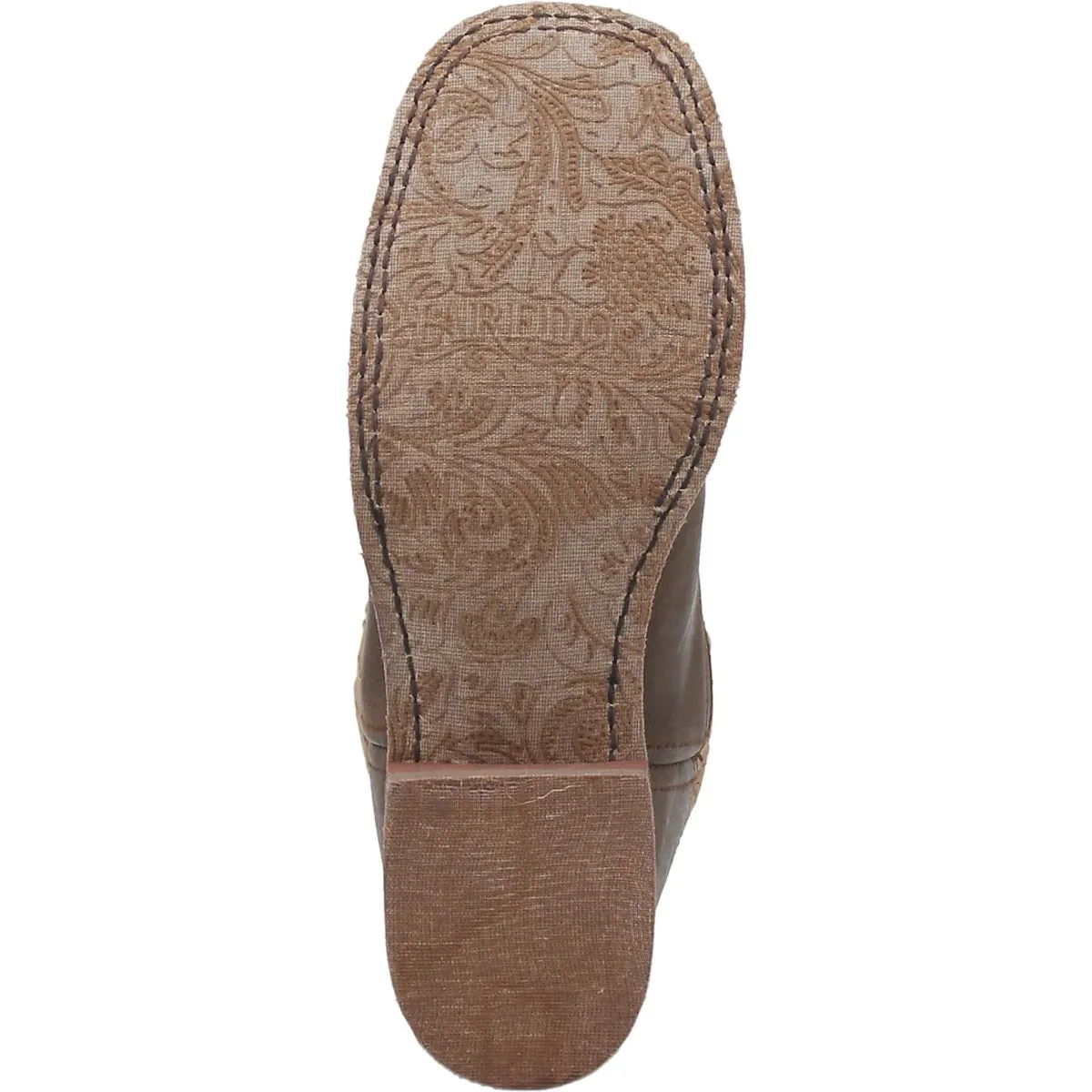 'Laredo' Women's 11" Caney Western Square Toe - Brown / Tan