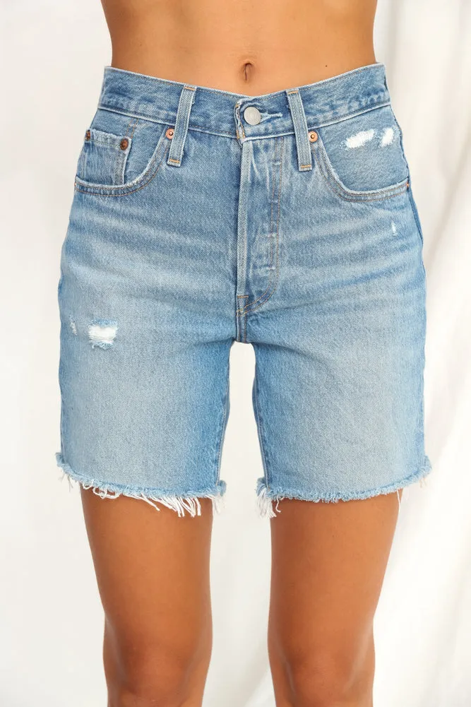 LEVI'S 501 Mid Length Shorts Denim
