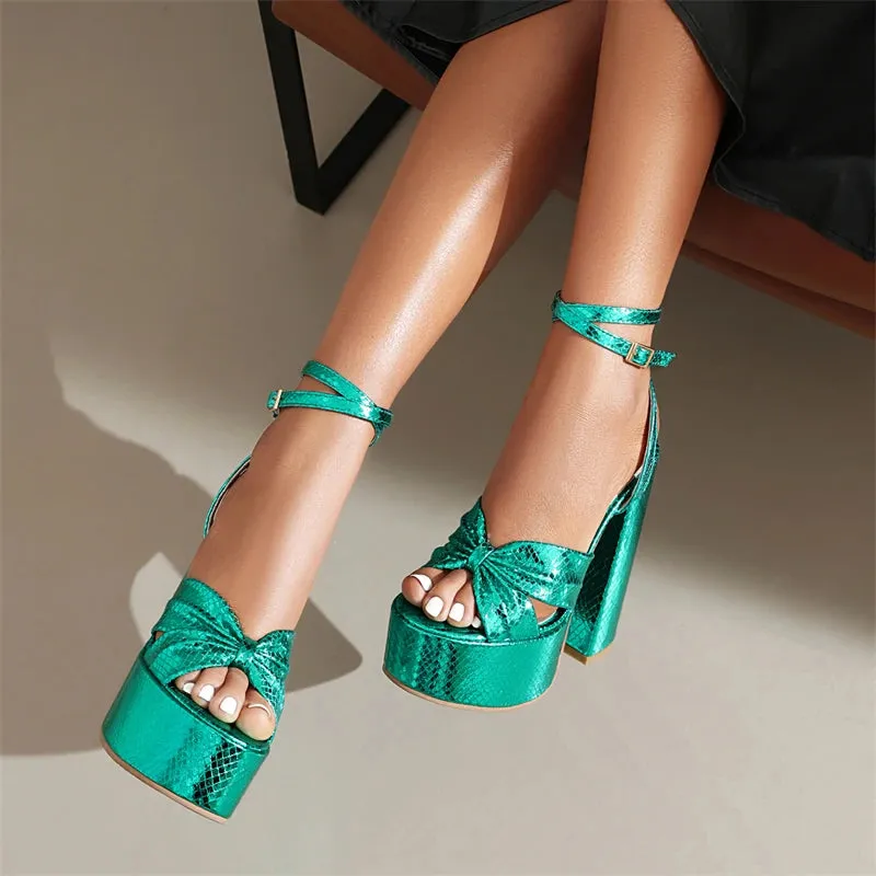 Lucky Star Platform Heels