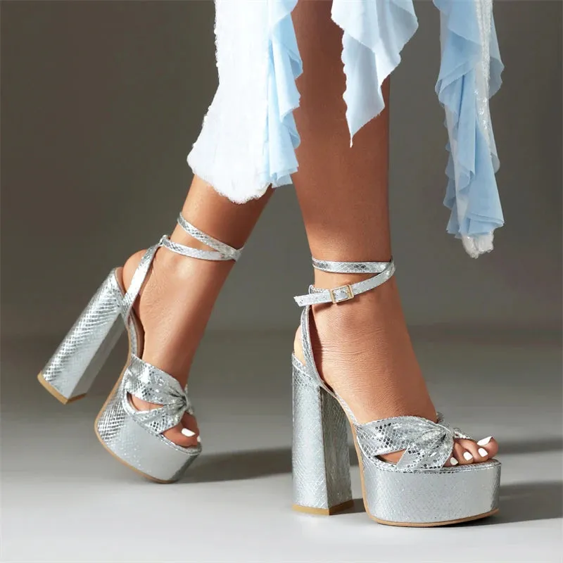 Lucky Star Platform Heels