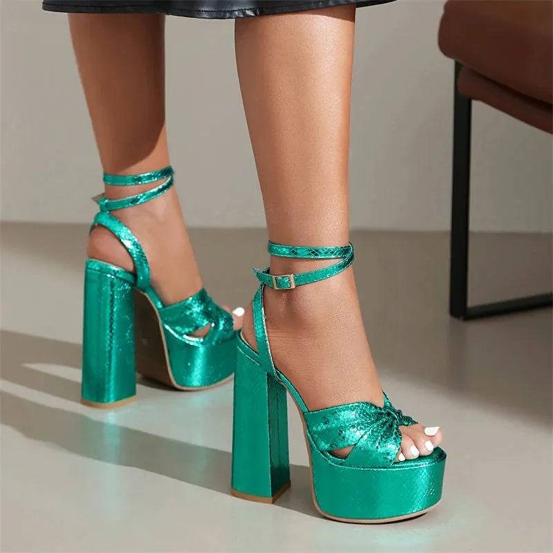 Lucky Star Platform Heels