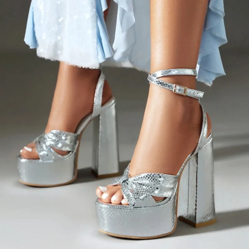 Lucky Star Platform Heels