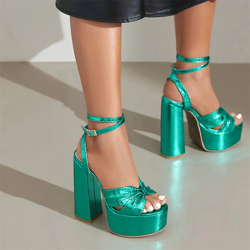 Lucky Star Platform Heels