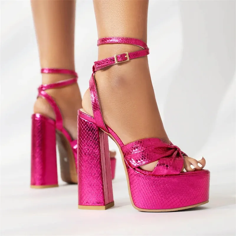 Lucky Star Platform Heels