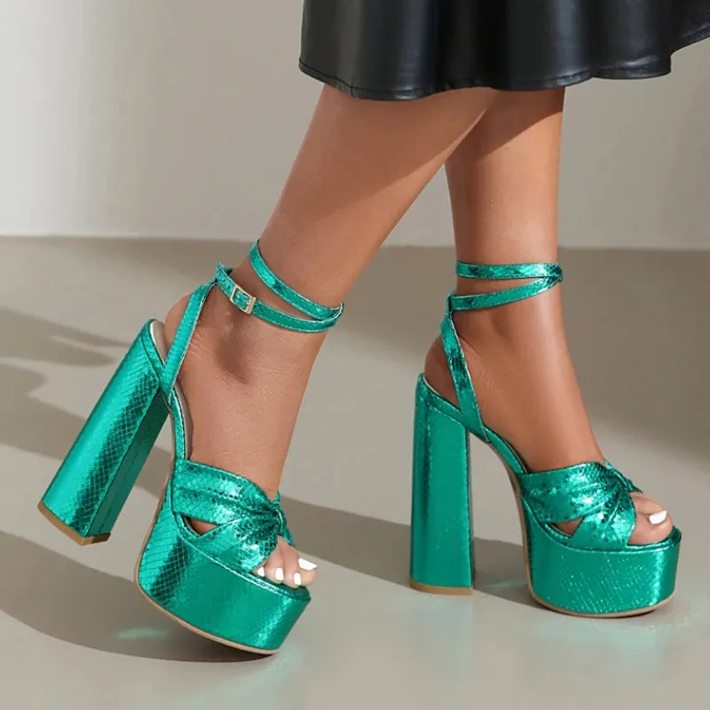 Lucky Star Platform Heels