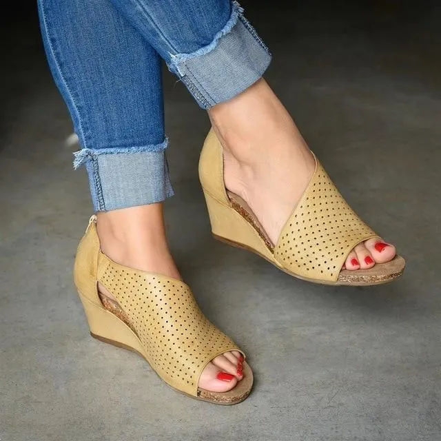 Med Heels Heel Shoes Sandals Platform Womens Sandals