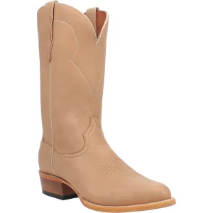 Men's Dan Post Natural Tan Pike Western Boot with J-Toe