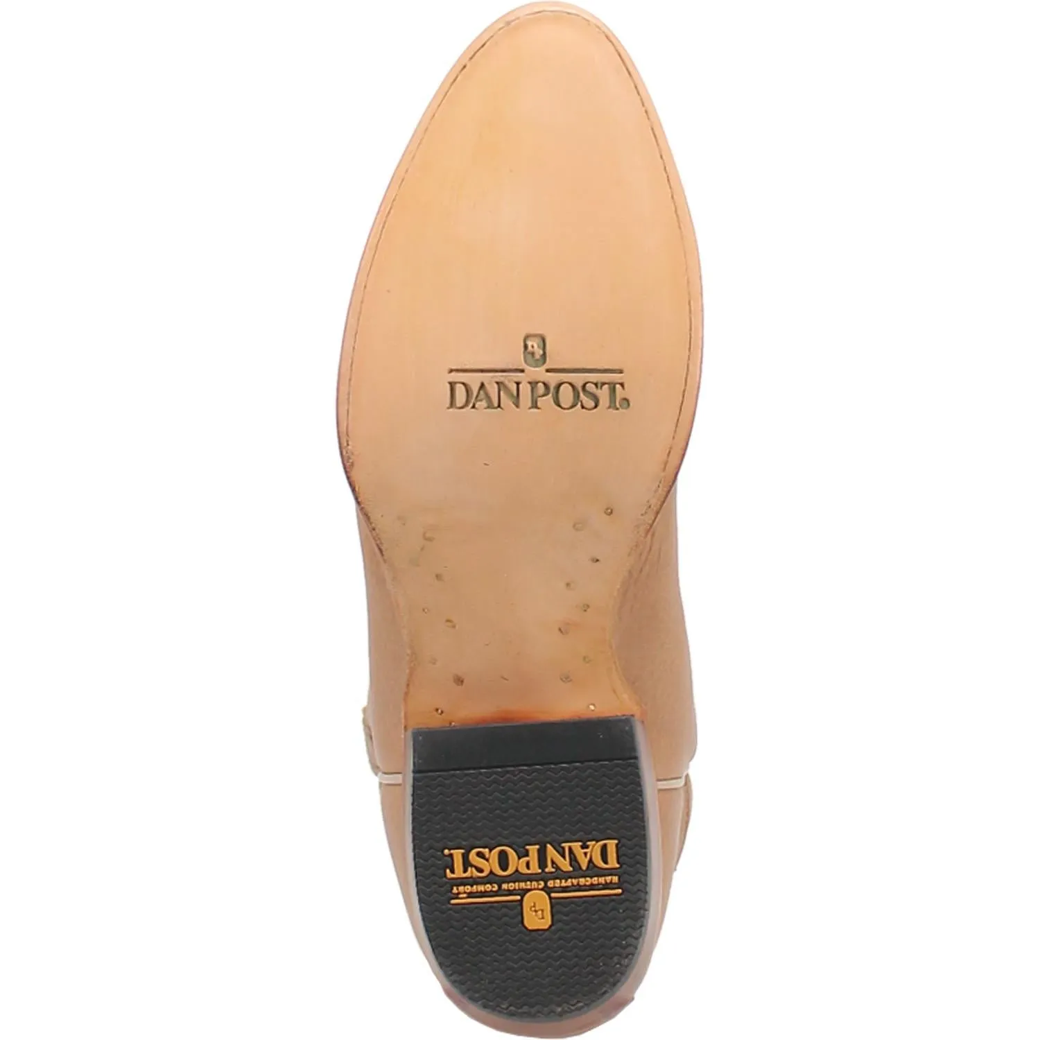 Men's Dan Post Natural Tan Pike Western Boot with J-Toe