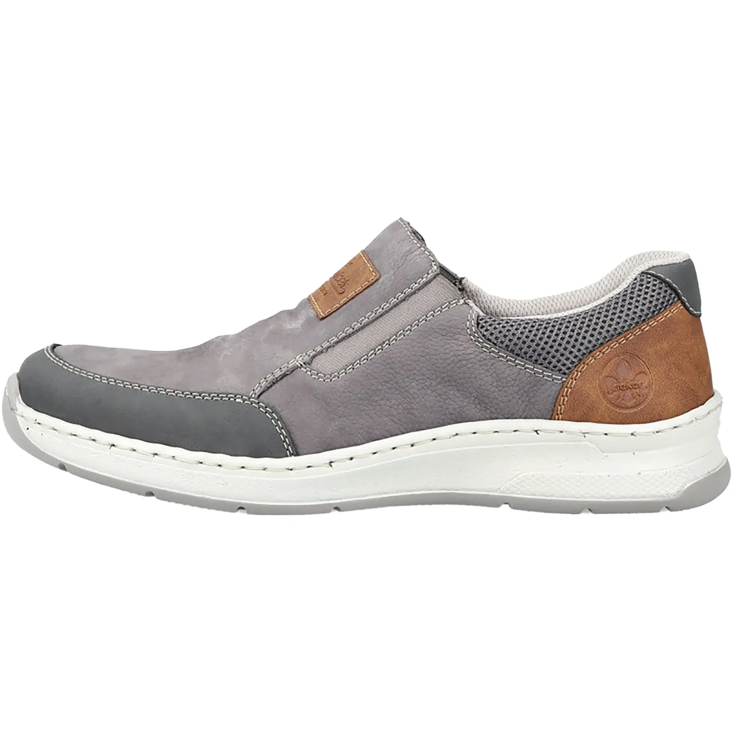 Men's Rieker 14351-42 Ryan 51 Blei/Grey/Blei/Mandel