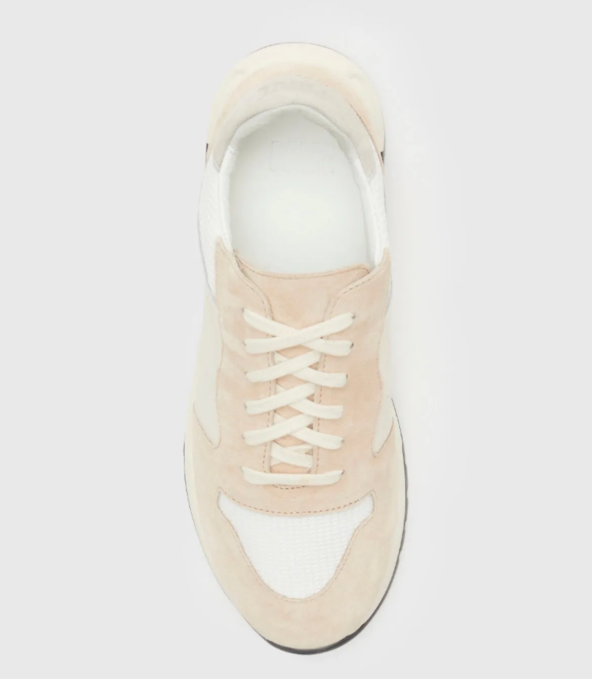 Mila Sneaker in Blush Leather