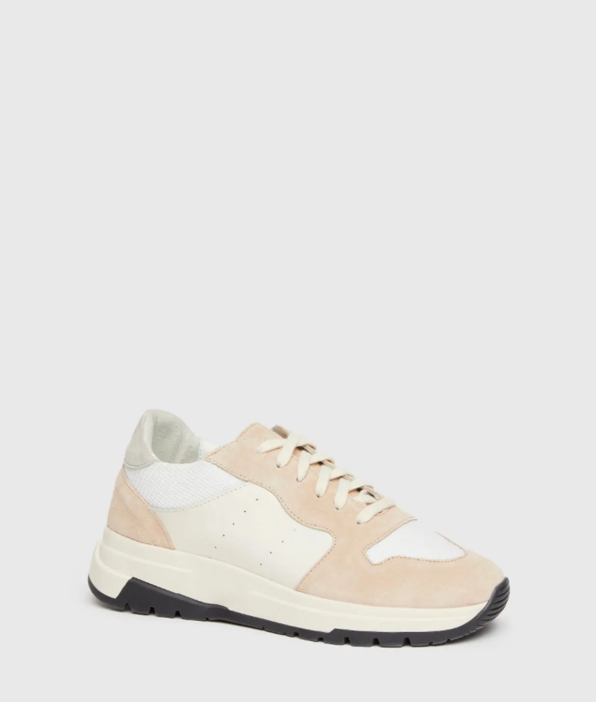 Mila Sneaker in Blush Leather