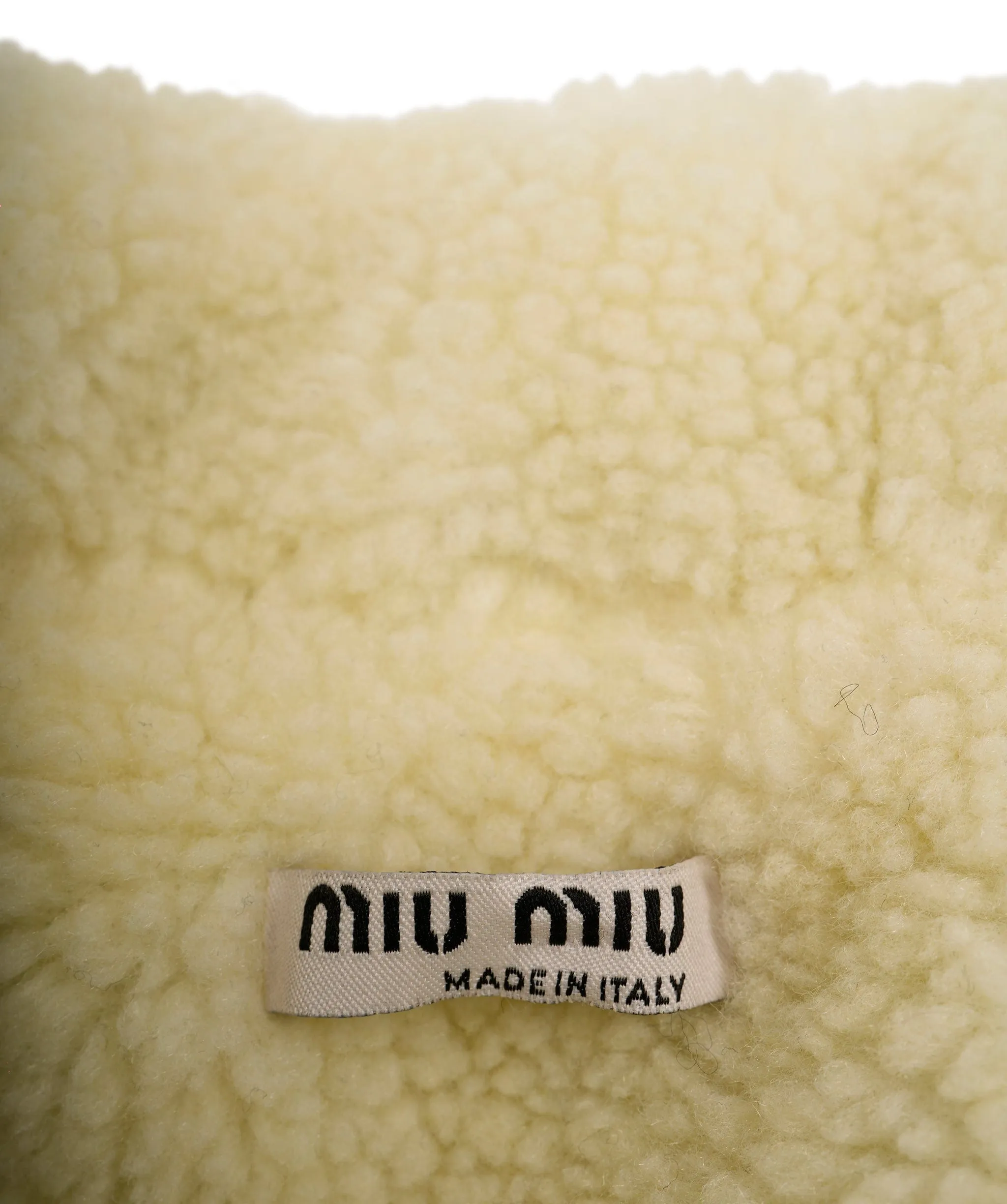 Miu Miu Teddy logo jacket ALC0786