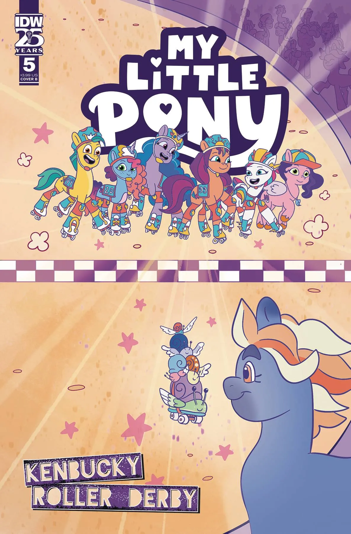 MLP KENBUCKY ROLLER DERBY #5 CVR B VALLE