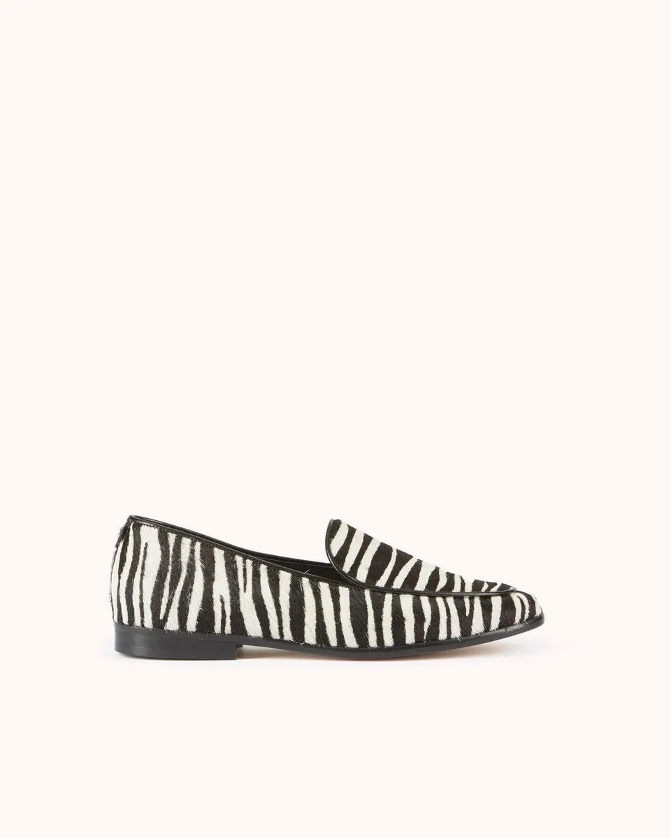 Mocassins En Cuir Vonga - Noir Et Blanc