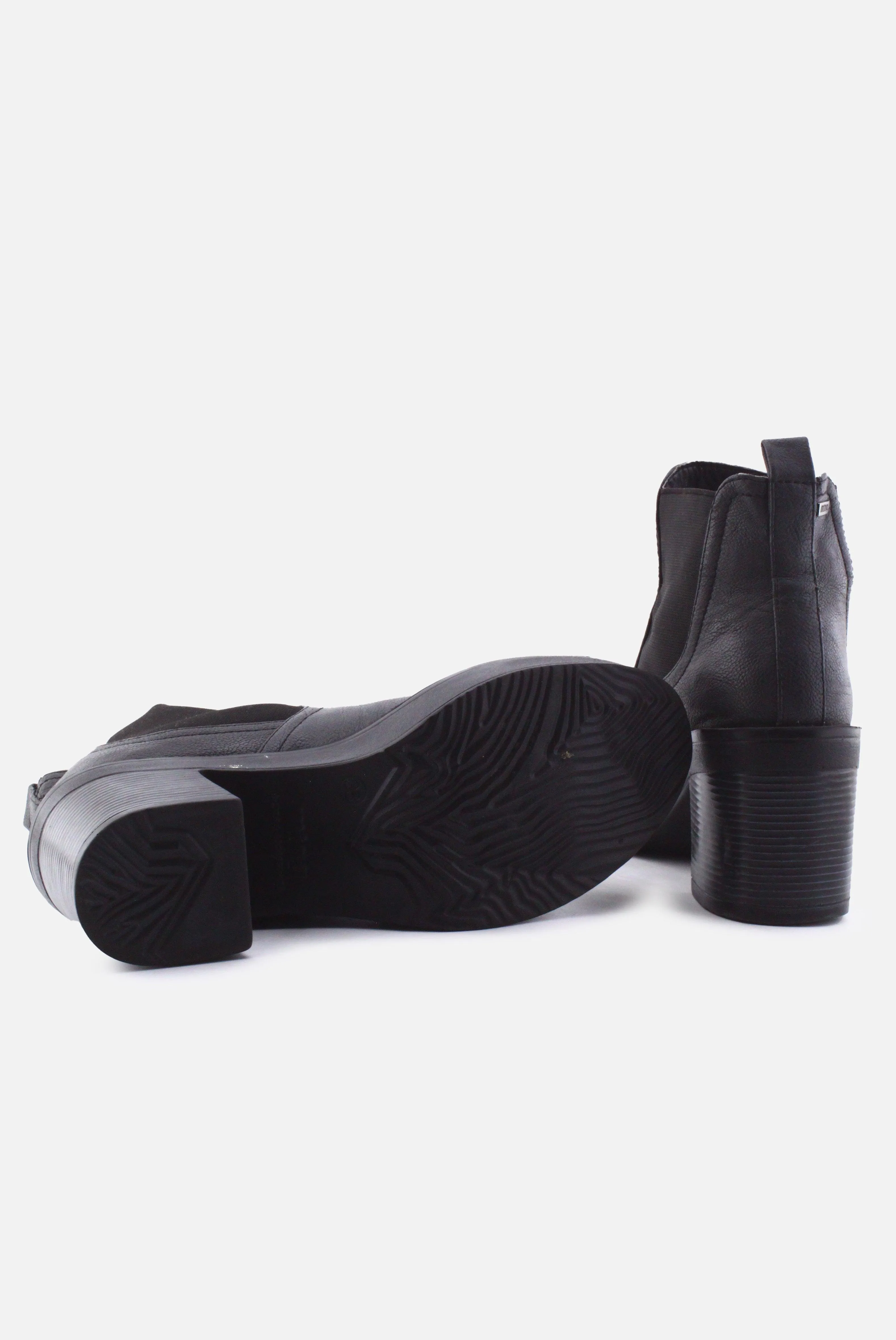 Mtng Stretchable Platform Boots | 100% Authentic Leather