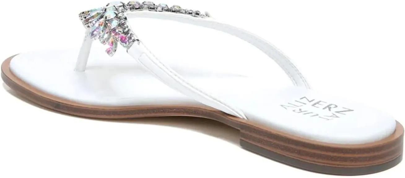 NATURALIZER - Fallyn Faux Leather Slip on Thong Slippers