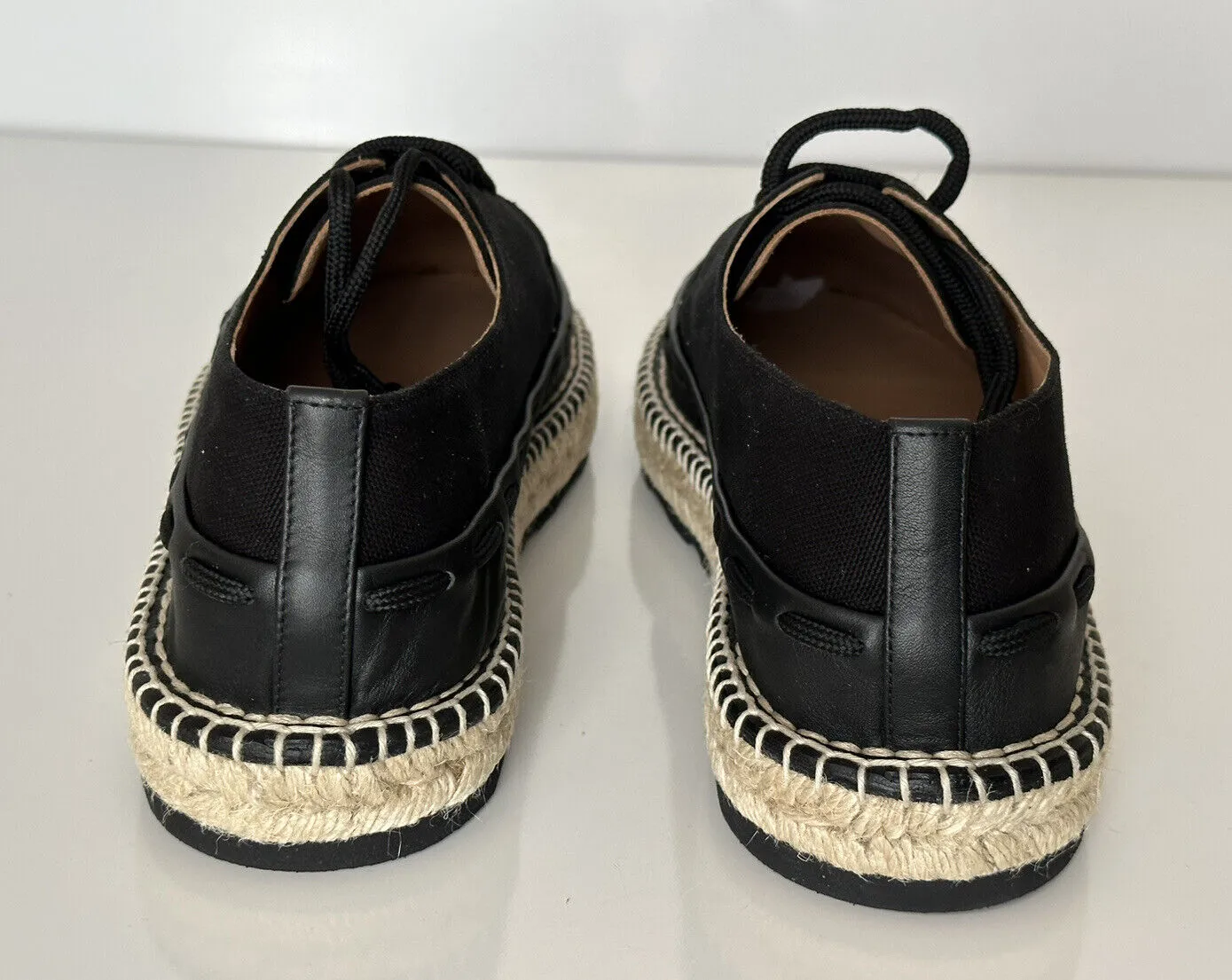 NIB $620 Bottega Veneta Men's Slip-on Espadrilles Shoes Black 12 US (45) 578267